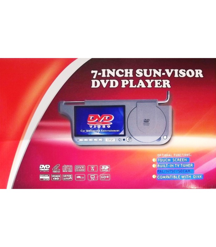 Сонцезахисний козирок LCD DVD PLAYER 7 дюймів SUN-VISOR купити