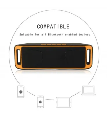 Портативна MP3 колонка UKC MegaBass SC-208 оптом, UKC , 4,80 $