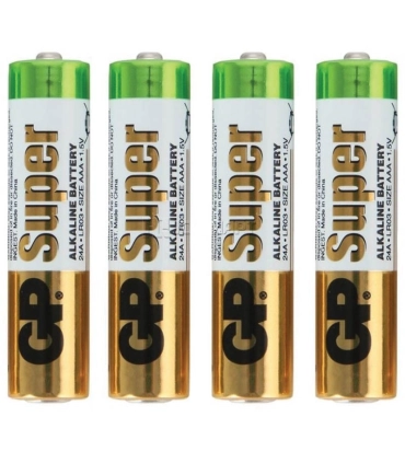 Батарейки GP Super LR03 (AAA) ALKALINE 40 шт оптом, GP Super , 0,22 $