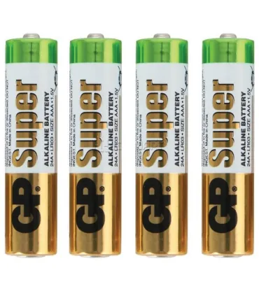 Батарейки GP Super LR03 (AAA) ALKALINE 40 шт оптом, GP Super , 0,22 $