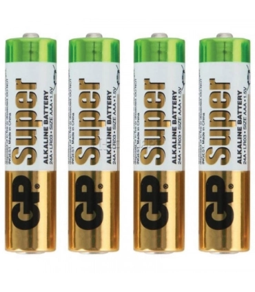 Батарейки GP Super LR03 (AAA) ALKALINE 40 шт оптом, GP Super , 0,22 $