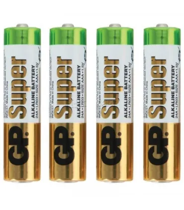 Батарейки GP Super LR03 (AAA) ALKALINE 40 шт оптом, GP Super , 0,22 $