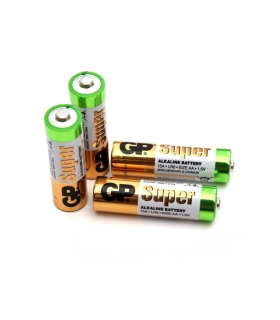 Батарейки GP Super LR6 (AA) ALKALINE 40 шт оптом, GP Super , 0,22 $