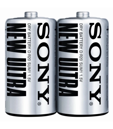 Батарейки солевые бочонки SONY New Ultra R20 (D) 24 шт оптом, SONY , 0,40 $