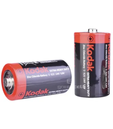 Солевые батарейки KODAK R20 D 24 шт оптом, KODAK , 0,45 $