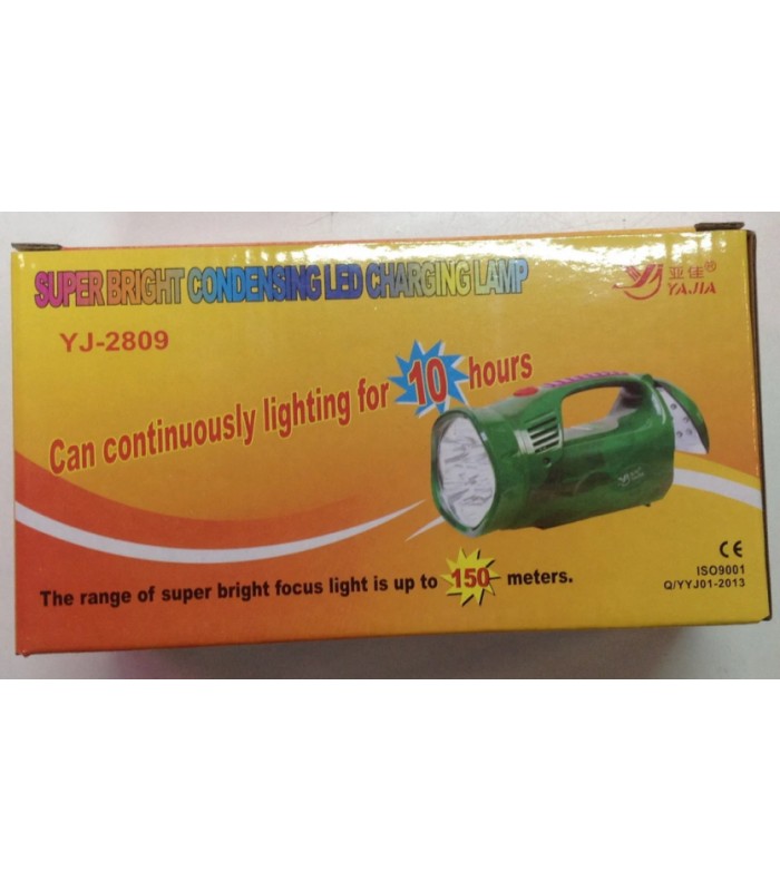 Ручной фонарик 13 светодиодов с лампой Yajia YJ-2809 купить
