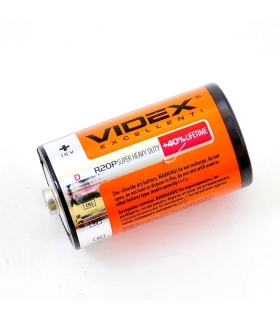Сольові батарейки барила VIDEX R20 (D) оптом, Videx , 0,40 $