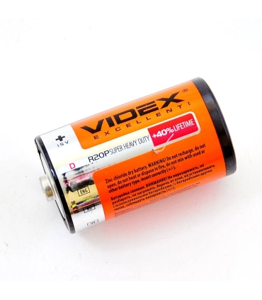 Солевые батарейки бочонки VIDEX R20 (D) оптом, Videx , 0,40 $