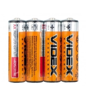 Сольові пальчикові батареї VIDEX R6 (AA) оптом, Videx , 0,13 $