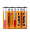 Солевые пальчиковые батарейки VIDEX R6 (AA)