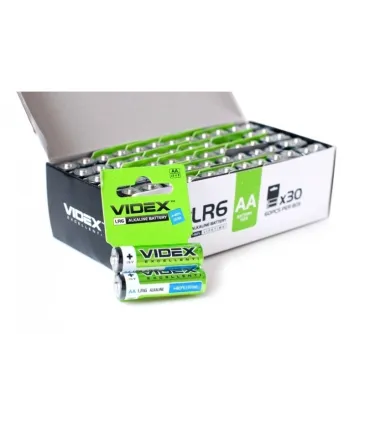 Щелочные пальчиковые батарейки VIDEX LR6 (AA) ALKALINE оптом, Videx , 0,25 $