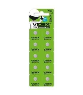 Лужні батарейки таблетки VIDEX AG3 (LR41) 10 шт оптом, Videx , 0,08 $