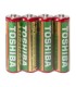 Пальчикові сольові батареї TOSHIBA Heavy Duty R6 AA купити