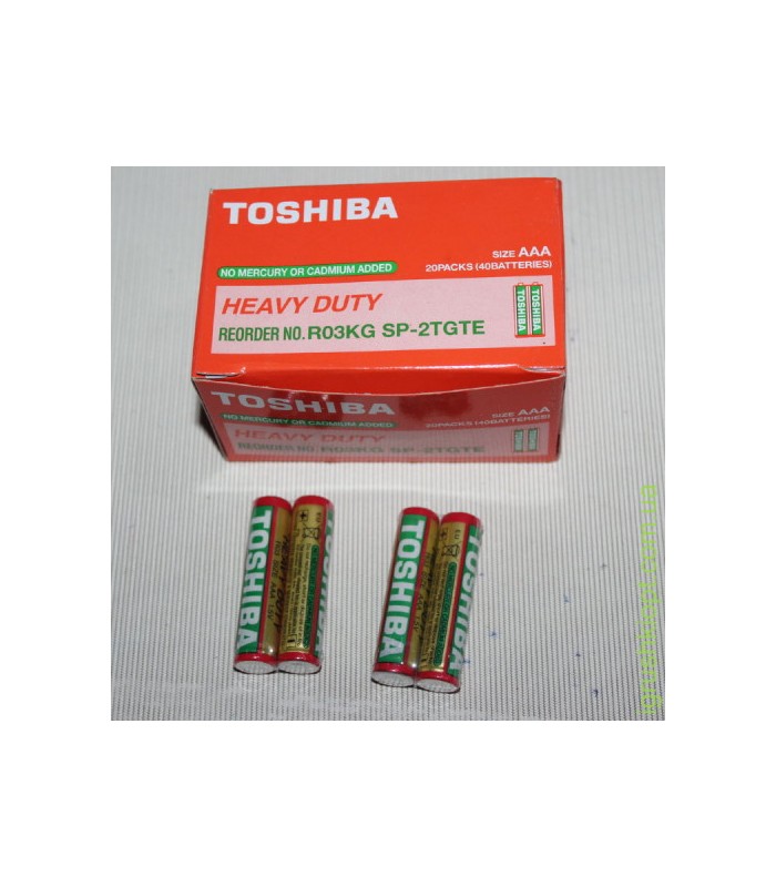 Лужні мініпальчикові батареї TOSHIBA R03 AAA купити оптом