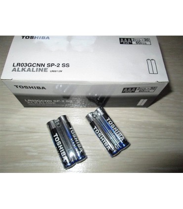 Щелочные батарейки TOSHIBA LR03 (AAA) ALKALINE купить оптом