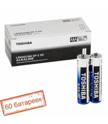 Лужні батарейки TOSHIBA LR03 (AAA) ALKALINE купити оптом