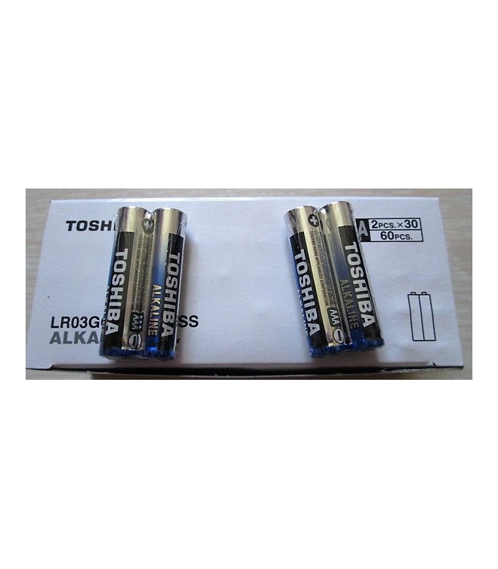 Лужні батарейки TOSHIBA LR03 (AAA) ALKALINE купити оптом