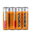 Солевые пальчиковые батарейки VIDEX R6 (AA)