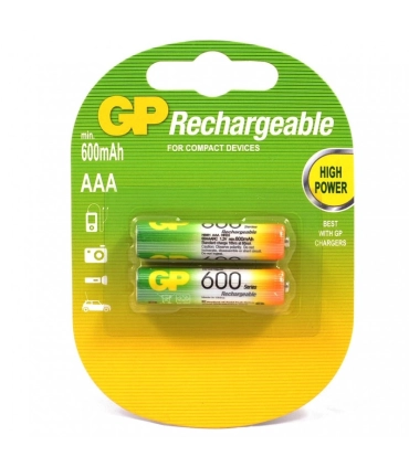 Акумуляторні міні-пальчикові батарейки GP R03 AAA 600 mAh оптом, GP Super , 1,15 $