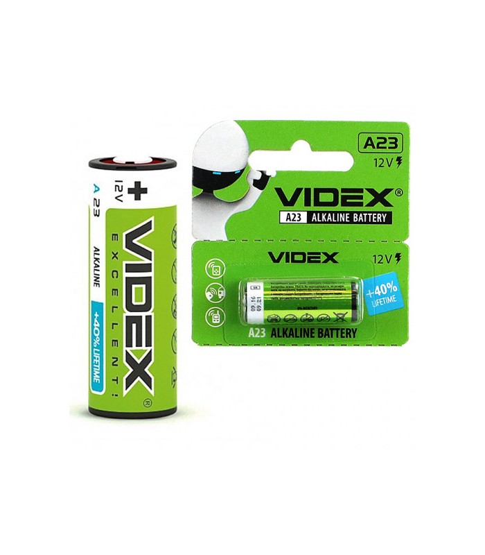 Щелочная батарейка VIDEX A23 ALKALINE (E23A) 12V купить оптом