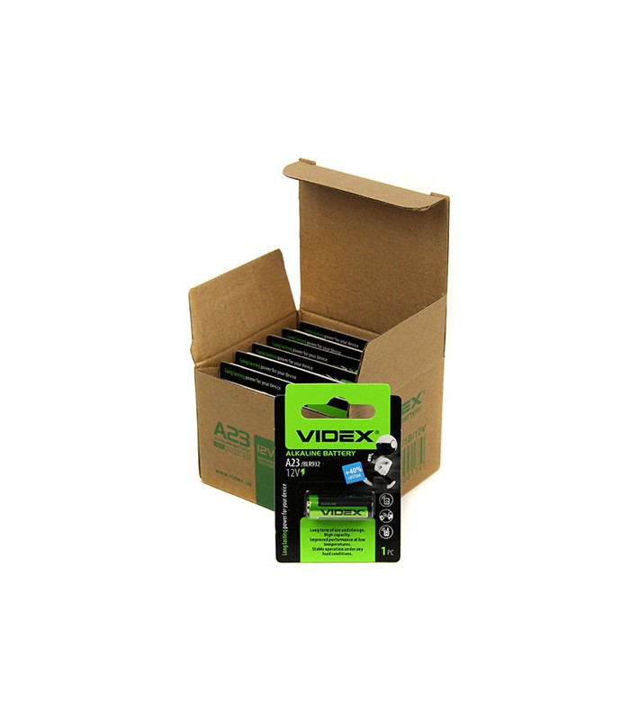 Лужна батарейка VIDEX A23 ALKALINE (E23A) 12V купити оптом