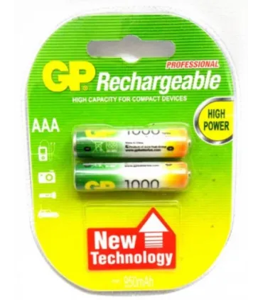 Аккумуляторные батарейки GP HR03 AAA 1000 mAh оптом, GP Super , 1,30 $