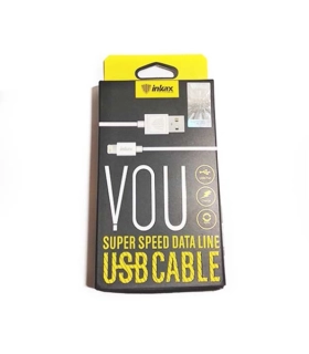 Кабель для заряджання iPhone Lightning 1 метр Inkax CK-13 оптом, Inkax , 1,25 $