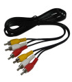 Аудіо кабель 3 x RCA - 3 x RCA 1.5 метри