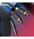 Кабель переходник AUX Hoco UPA10 Lotus 1x 3.5M - 2xRCA оптом, Hoco , 3,30 $