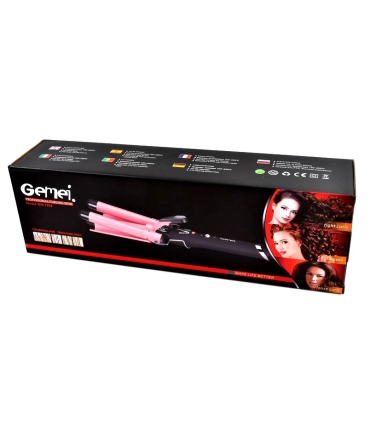 Потрійна плойка 25 мм GEMEI GM-1956 оптом, Gemei , 9,65 $