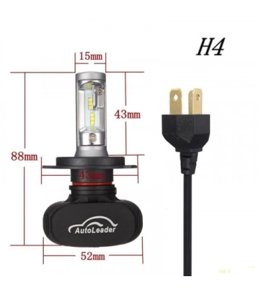 Автомобільні LED лампи C6 H3 30Вт оптом,  , 4,50 $