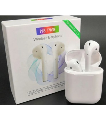 Бездротові навушники вкладки боксом TWS i18 max купити оптом