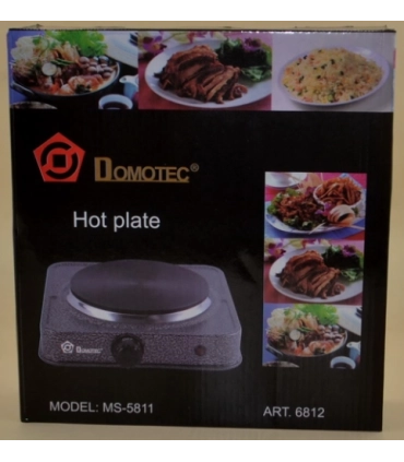 Электроплита дисковая 1500 Вт Domotec MS-5811 оптом, Domotec , 9,00 $
