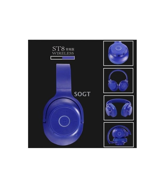 Беспроводные наушники Wireless SOGT ST8 BT+FM+TF купить оптом