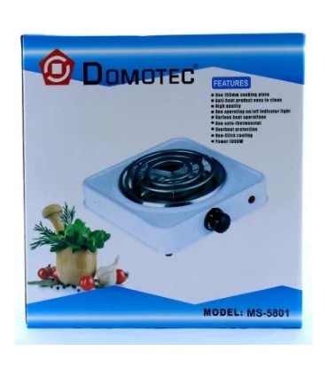 Електроплитка 1 конфорка 1000W Domotec MS-5801 купити оптом