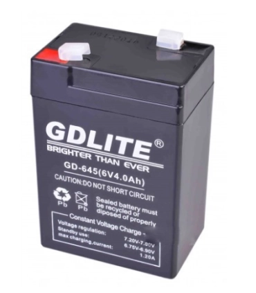 Аккамулятори свинцево-кислотні 6V/4.0Ah GDLITE GD-645 оптом, GDLITE , 3,40 $
