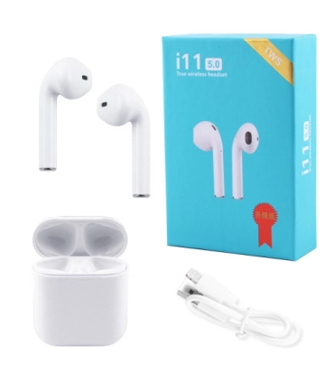 Bluetooth 5.0 бездротові навушники Pods i11 з боксом оптом, Cope , 5,00 $