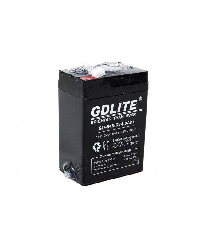 Аккамуляторы свинцово-кислотные 6V/4.0Ah GDLITE GD-645 купить