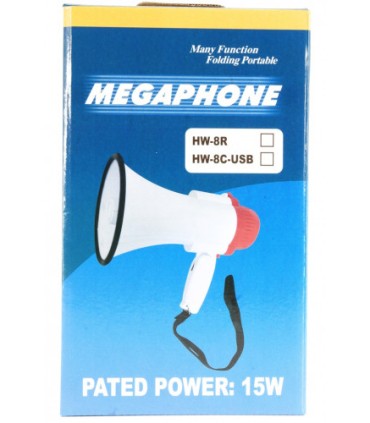 Переносной рупор, громкоговоритель MEGAPHONE HW 8С купить оптом