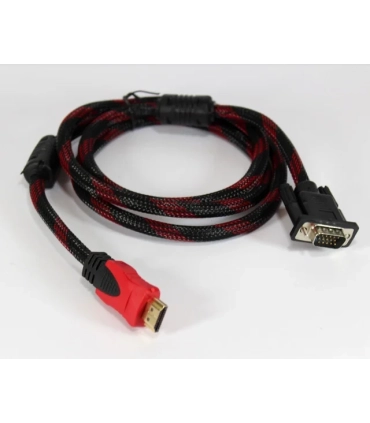Кабель HDMI-VGA 1.5 метра з фільтром 00038 оптом,  , 1,45 $