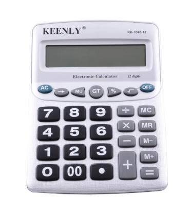 Калькулятор 12 разрядный KEENLY KK-1048-12 оптом, Keenly , 3,10 $