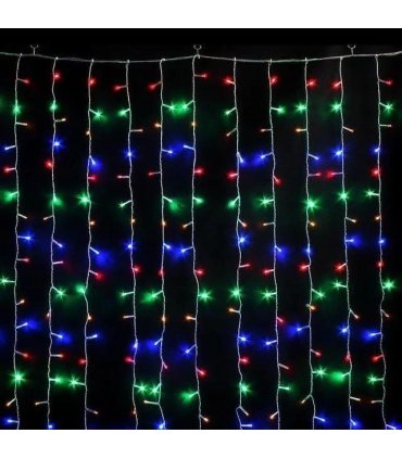 Светодиодная гирлянда водопад 320 LED MIX 3x3м с заглушкой RD-7149 оптом, TV Shop , 10,00 $