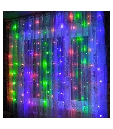 Гирлянда штора на 144 LED 2*2 метра цвет Mix RD-087 оптом, TV Shop , 5,20 $