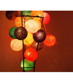 Xmas світлодіодна гірлянда MIX Клубок ниток різнокольорова 10LED, 2м 7279 оптом, Xmas , 3,10 $