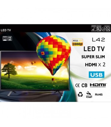 Телевізор LED TV SUPER SLIM 40" T2 FHD купити оптом Одеса 7 км