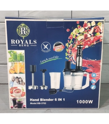Блендер 1.7L 6 в 1 Royals Berg RB-3702 оптом, ROYAL Berg , 26,00 $