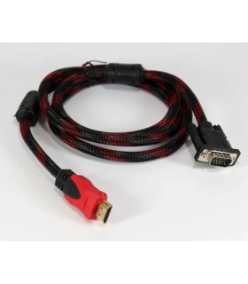 Кабель HDMI - VGA 1.5 метра з фільтром 00038 купити оптом