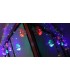 Гірлянда штора 400 LED Mix 20 кульок 8 см, ширина 6m RD-9012