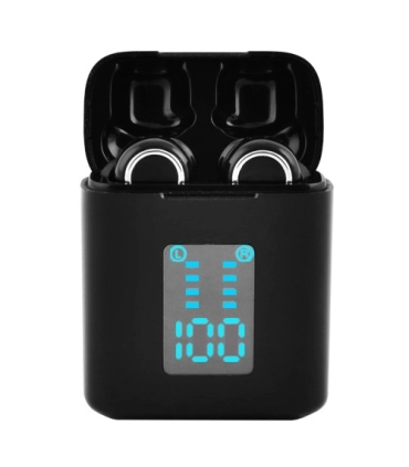 Черные беспроводные Bluetooth наушники i33 с LED боксом оптом, Cope , 11,00 $