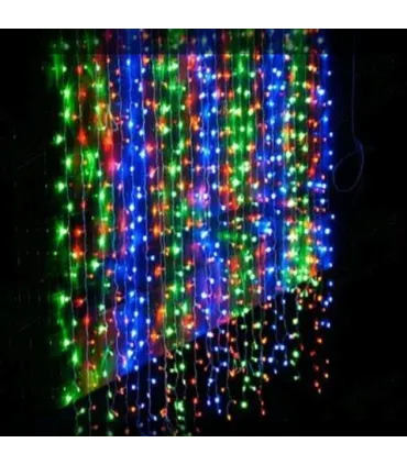 Гирлянда штора RGB 240 LED 2х2 мультицвет микс оптом, TV Shop , 7,50 $